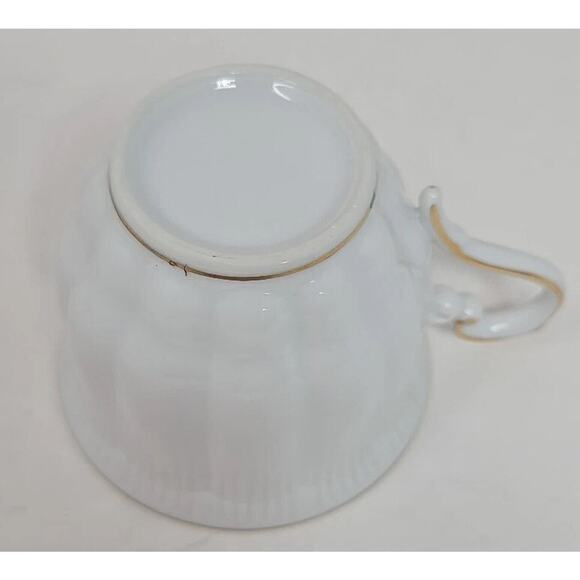 RMS Titanic Authentic Replica Coffee Tea Cup Saucer White Star Line White U297 - Picture 10 of 10